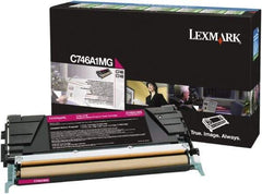 Lexmark - Magenta Toner Cartridge - Use with Lexmark C746, C748 - Makers Industrial Supply