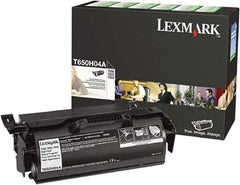 Lexmark - Black Toner Cartridge - Use with Lexmark T650dn, T650dtn, T650n, T652dn, T652dtn, T652n, T654dn, T654dtn, T654n, T656dne - Makers Industrial Supply