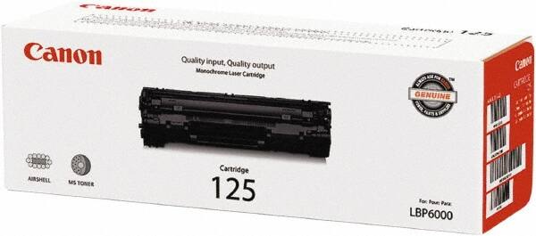 Canon - Black Toner Cartridge - Use with Canon imageCLASS LBP6000 - Makers Industrial Supply