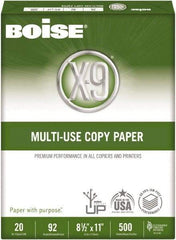 Boise - 8-1/2" x 11" White Copy Paper - Use with High-Speed Copiers, High-Speed Printers, Fax Machines, Multifunction Machines - Makers Industrial Supply