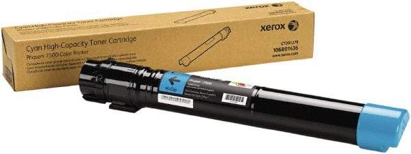 Xerox - Cyan Toner Cartridge - Use with Xerox Phaser 7500 - Makers Industrial Supply