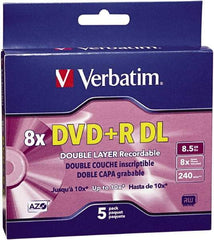 Verbatim - Silver DVD+R Disc - Use with CD, DVD Drives - Makers Industrial Supply