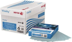 Xerox - 8-1/2" x 11" Blue Colored Copy Paper - Use with Copiers, Typewriters, Printers, Fax Machines - Makers Industrial Supply