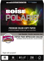 Boise - 8-1/2" x 11" White Copy Paper - Use with Copiers, Laser Printers - Makers Industrial Supply