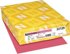 Neenah Paper - 8-1/2" x 11" Plasma Pink Colored Copy Paper - Use with Inkjet Printers, Laser Printers, Copiers - Makers Industrial Supply