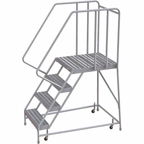 TRI-ARC - Rolling & Wall Mounted Ladders & Platforms Type: Rolling Warehouse Ladder Style: Rolling Safety Ladder - Makers Industrial Supply