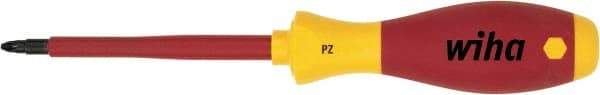 Wiha - #0 Point, 60mm Blade Length Posidrive Screwdriver - 164mm OAL - Makers Industrial Supply