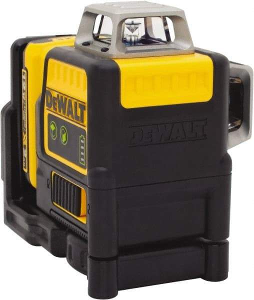 DeWALT - 2 Beam 165' Max Range Self Leveling Line Laser - Green Beam, 1/8" at 30' Accuracy, 17-3/4" Long x 13" Wide x 6-1/8" High, Battery Included - Makers Industrial Supply