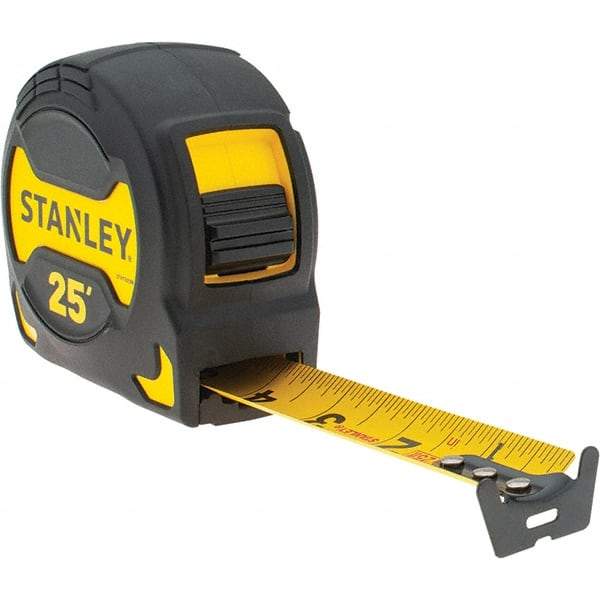 Stanley - 25' x 1-1/8" Tape Measure - 1/16" Graduation, Inch Graduation Style - Makers Industrial Supply