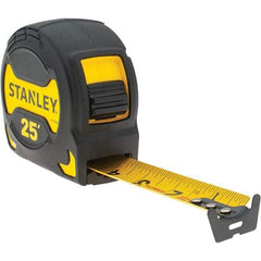 Stanley - 25' x 1-1/8" Tape Measure - 1/16" Graduation, Inch Graduation Style - Makers Industrial Supply