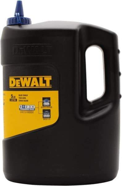 DeWALT - 5 Lb Container Chalk Refill - Blue - Makers Industrial Supply