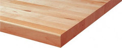 Proto - Tool Box Wood Worktop - 79" Wide x 82-1/2" Deep x 2-3/16" High, Brown, For 79" Wide Roller Cabinets - Makers Industrial Supply