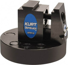 Kurt - 1" Jaw Width, 2" High x 2.69" Long x 2-11/16" Wide Dovetail Reversible Vise - For Use with 4 & 5 Axis Workholding Systems - Makers Industrial Supply