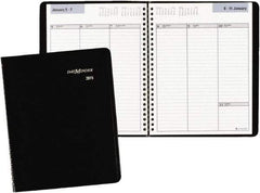 DayMinder - 26 Sheet, 6-7/8 x 8-3/4", Weekly Planner - Black - Makers Industrial Supply