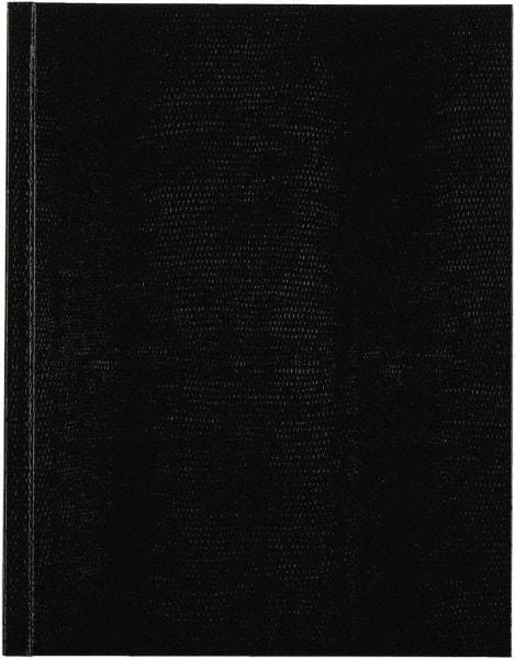 Blueline - 150 Sheet, 5 x 8", College Ruled Executive Notebook - Black - Makers Industrial Supply