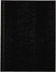 Blueline - 150 Sheet, 5 x 8", College Ruled Executive Notebook - Black - Makers Industrial Supply