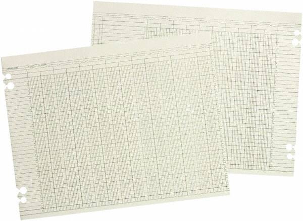 Wilson Jones - 100 Sheet, 11 x 17", Accounting Sheets - Green - Makers Industrial Supply