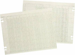 Wilson Jones - 100 Sheet, 11 x 17", Accounting Sheets - Green - Makers Industrial Supply