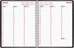 Brownline - 26 Sheet, 3-1/4 x 6-1/4", Weekly Planner - Black - Makers Industrial Supply