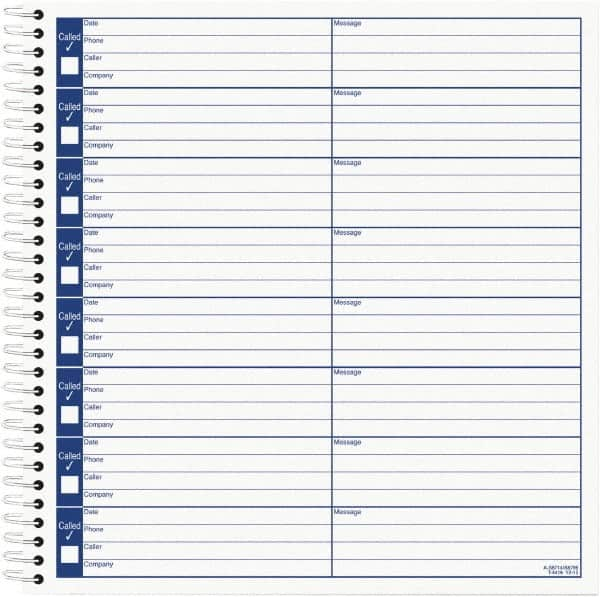 TOPS - 800 Sheet, 15-1/2 x 22-3/4", Log Book - White - Makers Industrial Supply