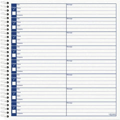 TOPS - 800 Sheet, 15-1/2 x 22-3/4", Log Book - White - Makers Industrial Supply