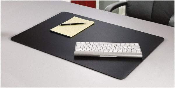 Artistic - 36" x 24" Black Desk Pad - Use with Desk - Makers Industrial Supply