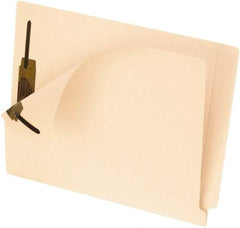 Pendaflex - 8-1/2 x 11", Letter Size, Manila, File Folders with End Tab - 11 Point Stock, Straight Tab Cut Location - Makers Industrial Supply