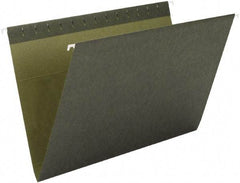 SMEAD - 8-1/2 x 11", Letter Size, Standard Green, Hanging File Folder - 11 Point Stock - Makers Industrial Supply