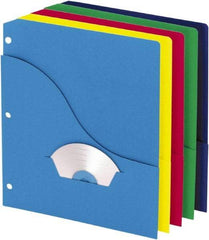 Pendaflex - 8-1/2 x 11", Letter Size, Assorted Colors, Project Folder - 11 Point Stock - Makers Industrial Supply