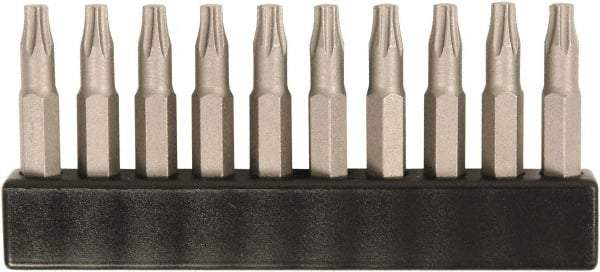 Wiha - 4mm Drive T10 Torx Screwdriver Bit - 28mm OAL - Makers Industrial Supply