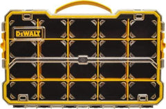 DeWALT - 11" Wide x 2-7/8" High x 17-3/8" Deep, Small Parts Compartment Box - Plastic Frame, 20 Compartments, 2-7/8" High Bin - Makers Industrial Supply