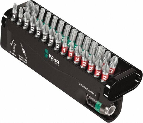 Wera - Posidriv Bit Set - 1/4" Drive - Makers Industrial Supply