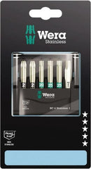 Wera - Posidriv Bit Set - 1/4" Drive - Makers Industrial Supply