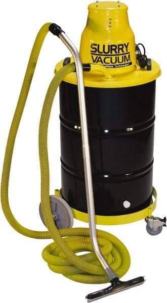 Dustless Technologies - 55 Gal, Steel Tank, Wet, Slurry Vacuum Cleaner - 12.6 Amps - Makers Industrial Supply