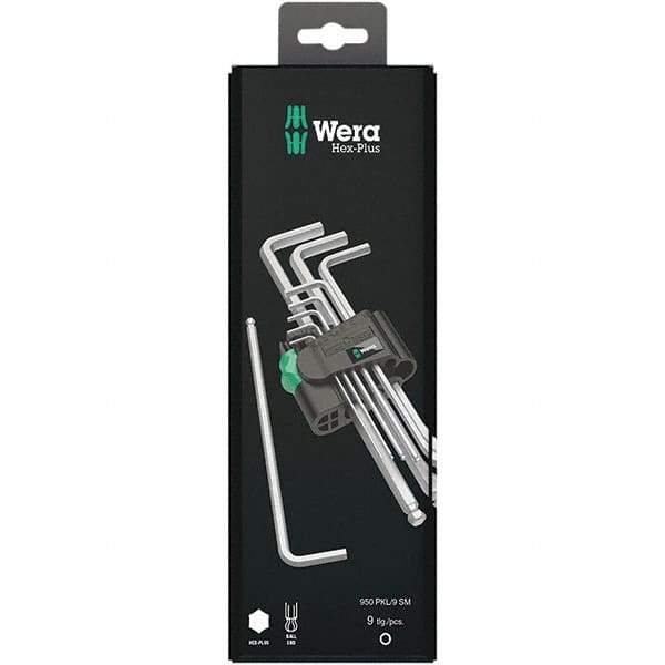 Wera - Hex Key Sets Tool Type: Hex Handle Type: L-Key Long Arm - Makers Industrial Supply