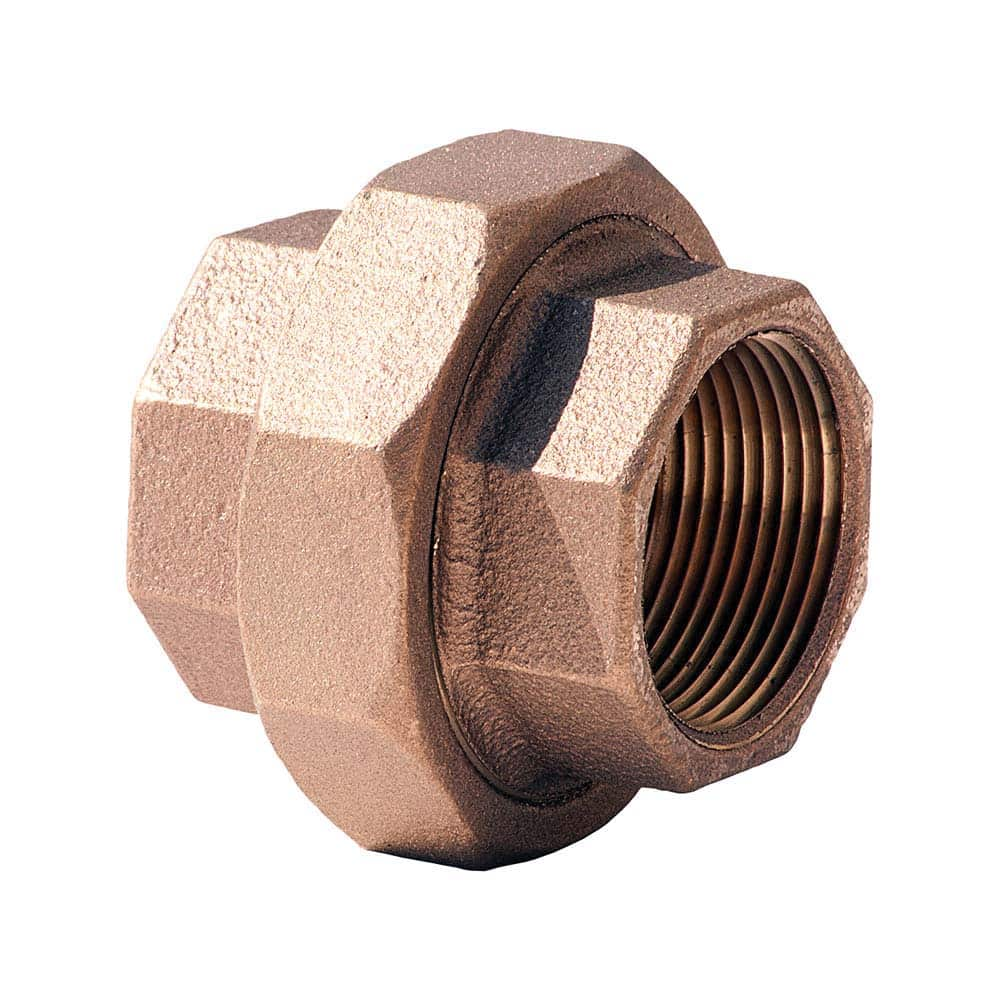 Merit Brass - Brass & Chrome Pipe Fittings Type: Union Fitting Size: 3/4 - Makers Industrial Supply