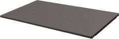 Durham - 14-3/8" Long x 59-1/2" Wide, Gray Steel Shelf - 400 Lb Capacity, Use with Mesh Stock Truck - Makers Industrial Supply