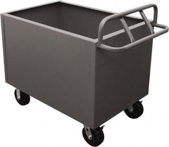 Durham - 2,000 Lb Load Capacity, Steel Box Truck - 48" Wide x 30" Long x 29-1/2" High, Gray - Makers Industrial Supply