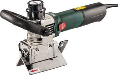 Metabo - 0 to 90° Bevel Angle, 3/8" Bevel Capacity, 12,500 RPM, 810 Power Rating, Electric Beveler - 13 Amps, 1/4" Min Workpiece Thickness - Makers Industrial Supply