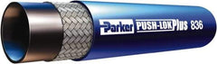 Parker - 3/4" ID x 1.03" OD CTL Push-on Air Hose - 300 Working psi, -55 to 302°F, Blue - Makers Industrial Supply