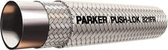 Parker - 1/4" ID x 1/2" OD CTL Push-on Air Hose - 350 Working psi, -40 to 212°F, White - Makers Industrial Supply