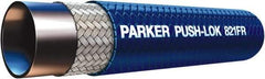 Parker - 1/4" ID x 1/2" OD CTL Push-on Air Hose - 350 Working psi, -40 to 212°F, Blue - Makers Industrial Supply