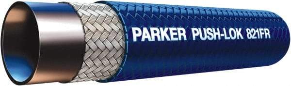 Parker - 1/2" ID x 0.78" OD CTL Push-on Air Hose - 300 Working psi, -40 to 212°F, Blue - Makers Industrial Supply