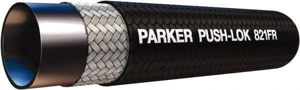 Parker - 3/8" ID x 0.63" OD CTL Push-on Air Hose - 300 Working psi, -40 to 212°F, Black - Makers Industrial Supply