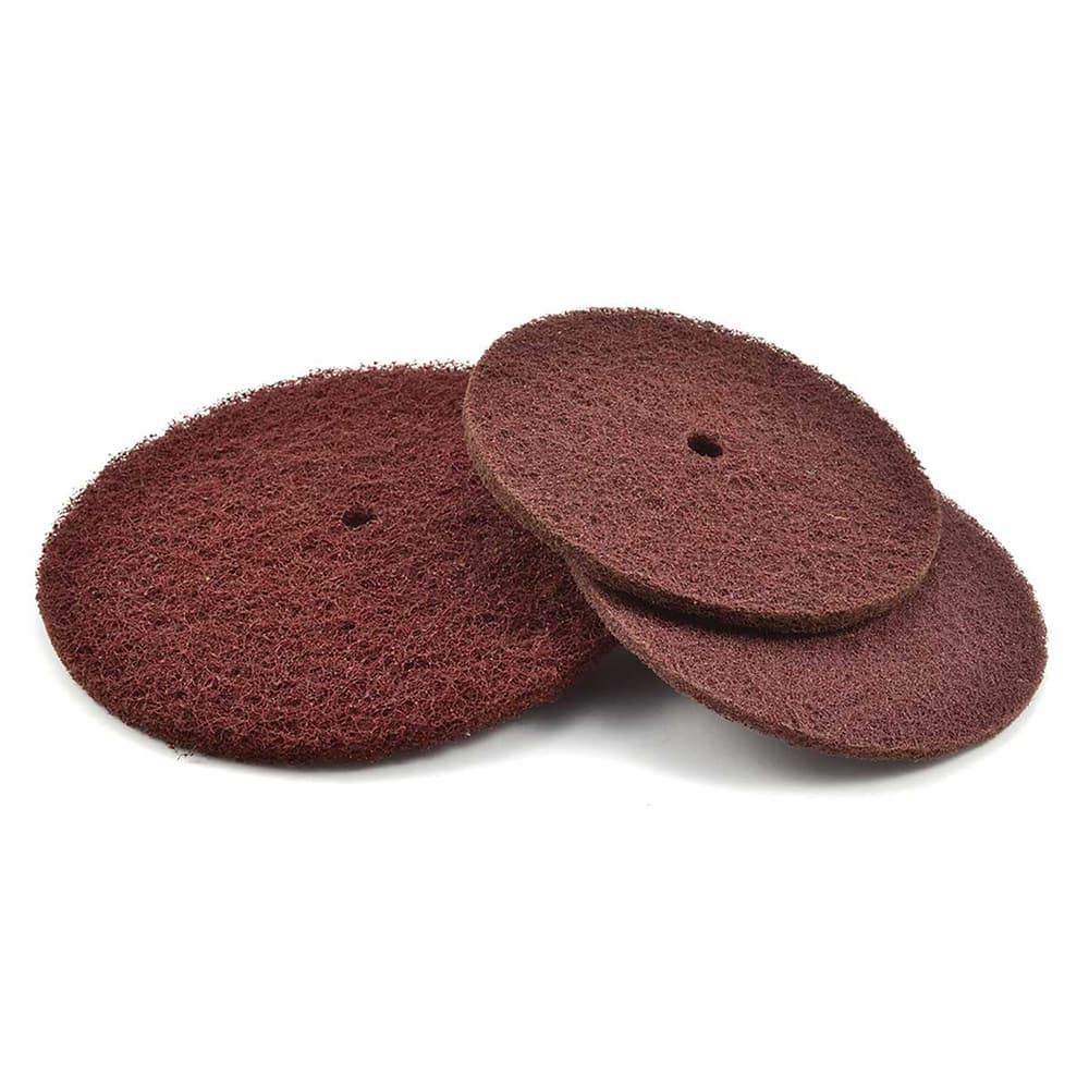 Superior Abrasives - 6 x 1/2" Medium Aluminum Oxide Deburring Disc - Exact Industrial Supply