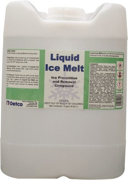 Ice & Snow Melter & De-Icer: Liquid, 5 gal Drum 0 ° F