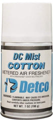 Detco - 7 oz Air Freshener Dispenser Refill - Cotton, Compatible with EQD004 - Makers Industrial Supply