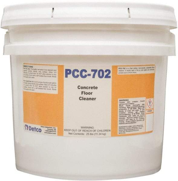 Detco - 25 Lt Pail Cleaner - Use on Concrete - Makers Industrial Supply