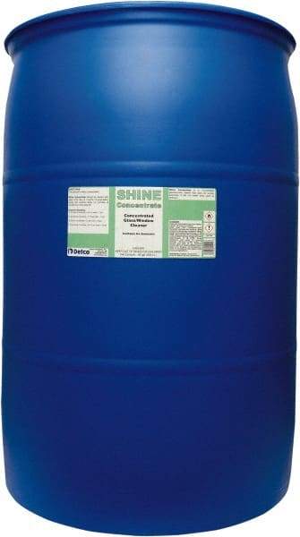 Detco - 55 Gal Drum Unscented Glass Cleaner - Concentrated, Use on Glass - Makers Industrial Supply