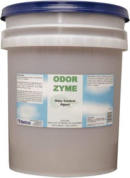 Detco - 5 Gal Pail Deodorizer - Liquid, Cherry Scent, Environmentally Safe - Makers Industrial Supply